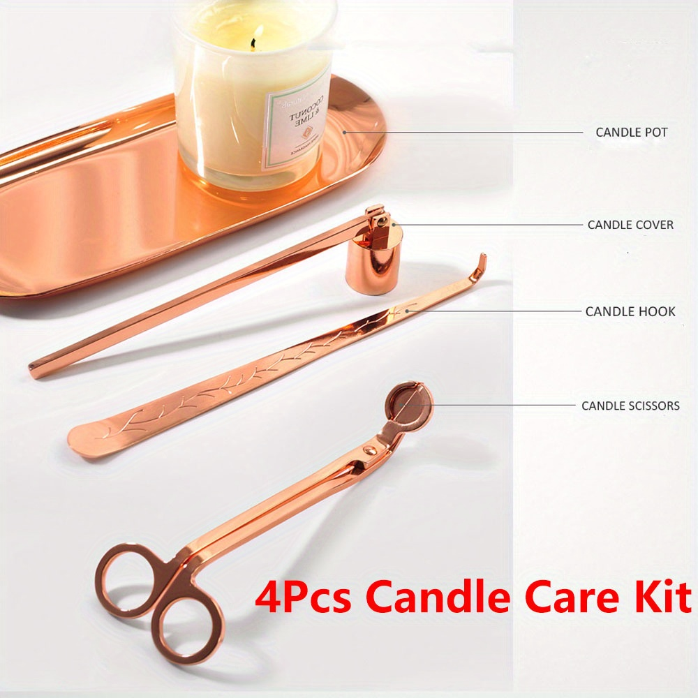 Home Improvement Help - 4pcs/set Luxury Candle Care Kit Stainless