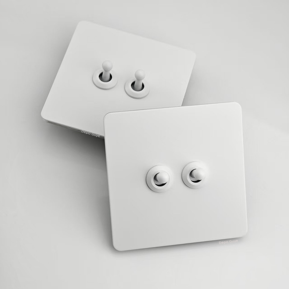 5/10 PCS Toggle Wall Switch Wh - Home Improvement Guy avaliação e preço