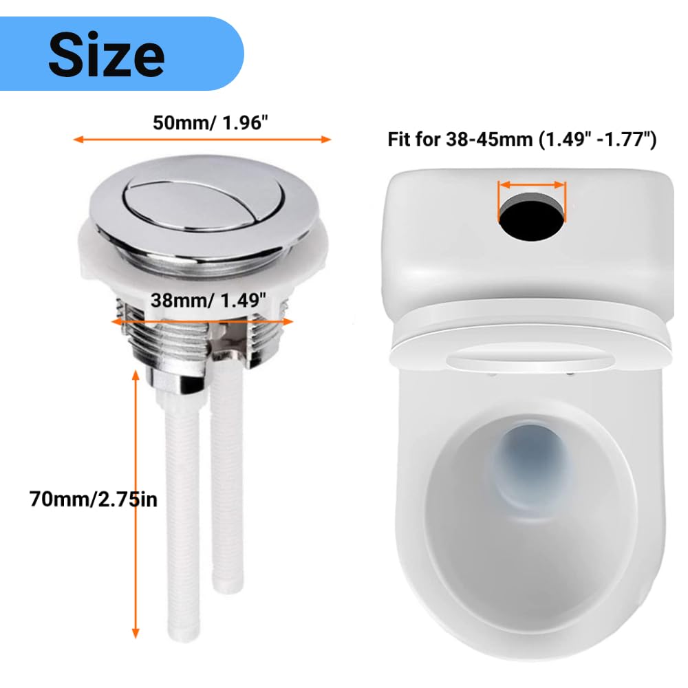 38mm Universal Round Valve Pus - Toilet Flush Valve avaliação e preço