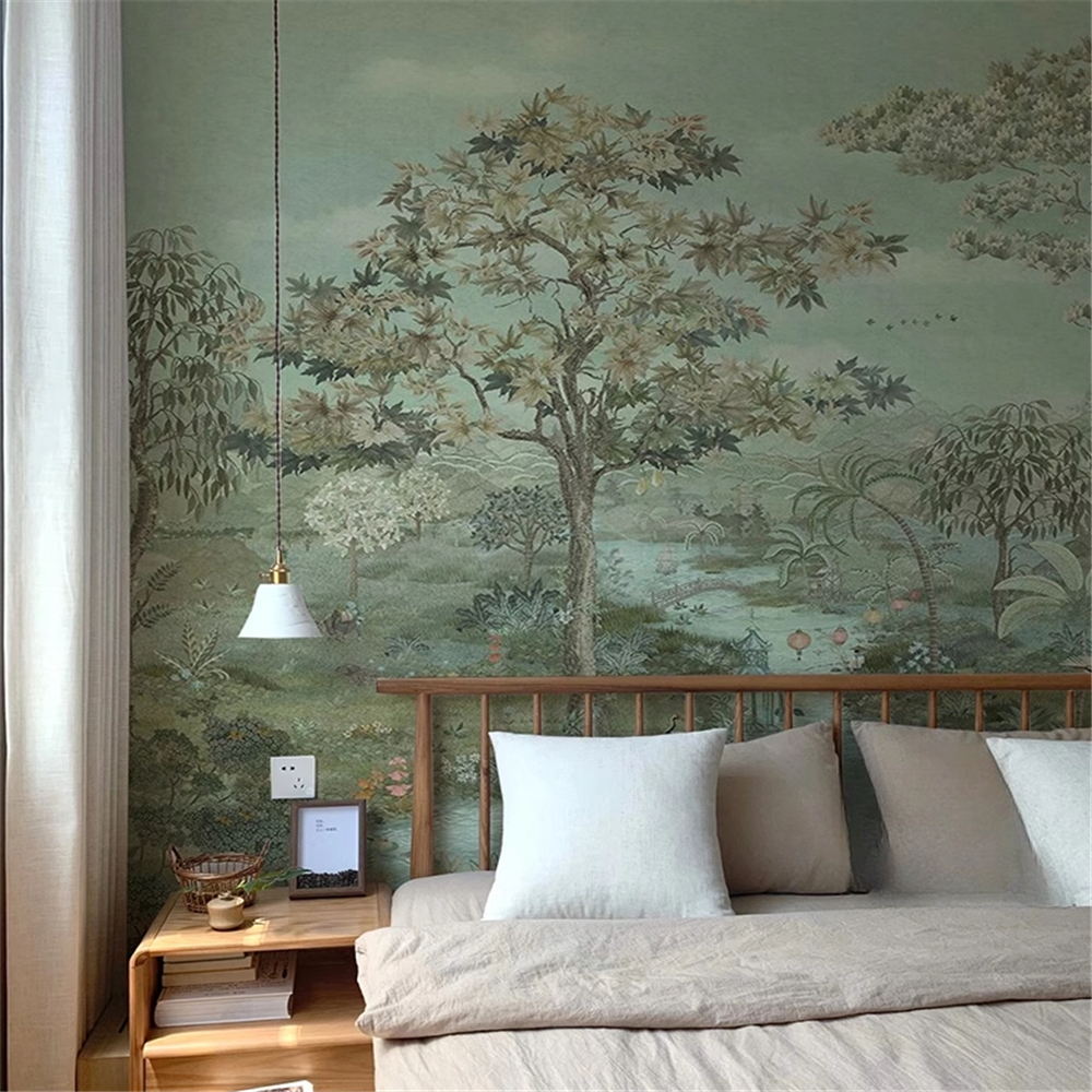 custom Photo Mural  Green Land - Home Improvement Materials avaliação e preço