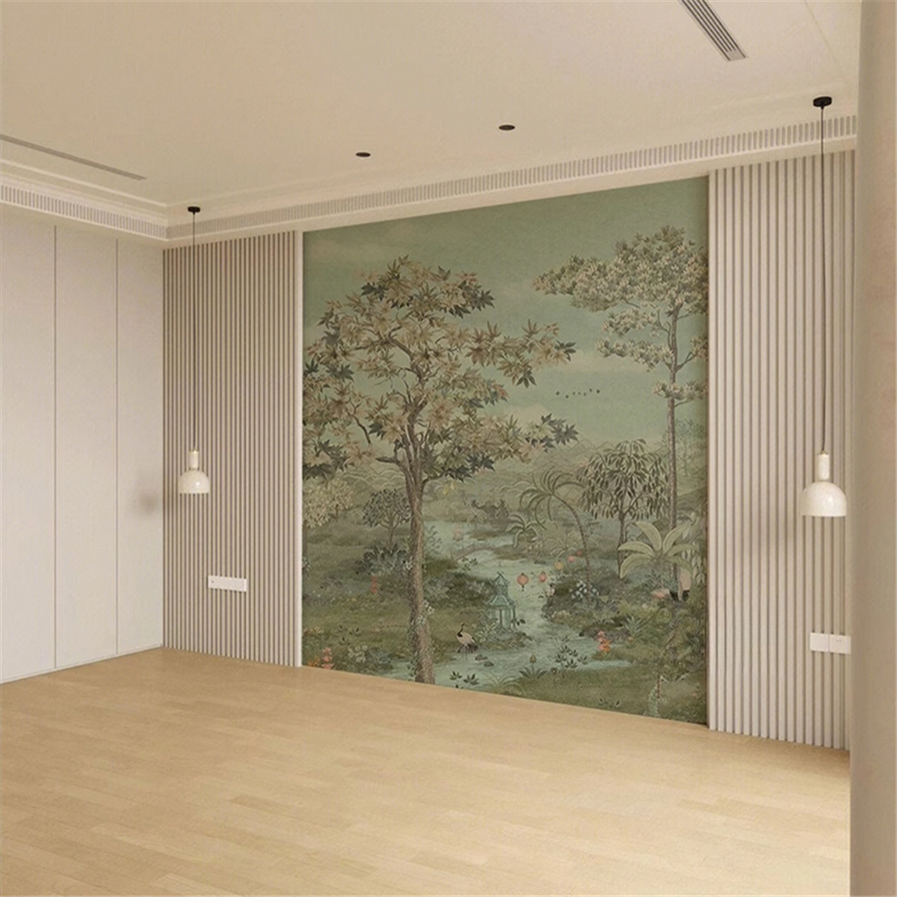 custom Photo Mural  Green Land - Home Improvement Materials avaliação e preço