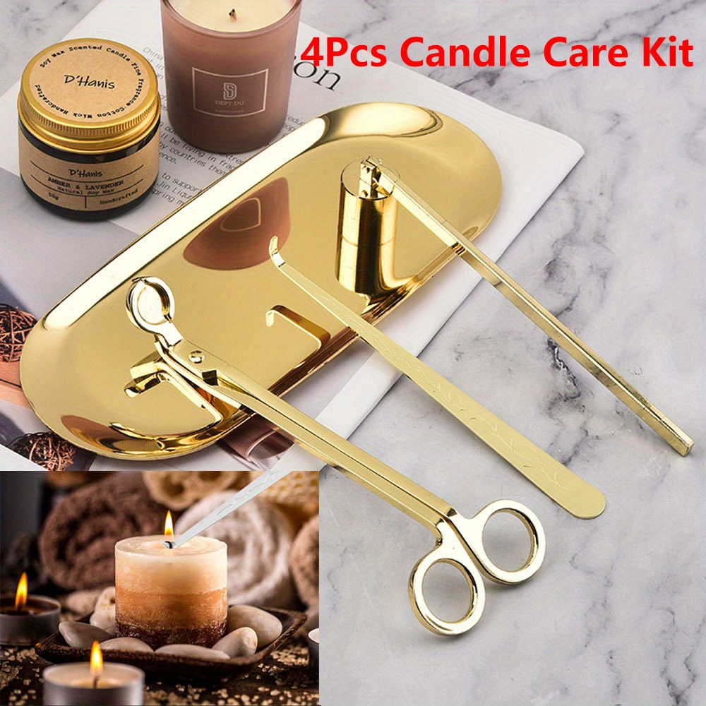 4pcs/set Luxury Candle Care Ki - Home Improvement Help avaliação e preço