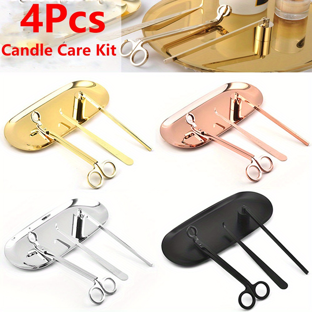 4pcs/set Luxury Candle Care Ki - Home Improvement Help avaliação e preço