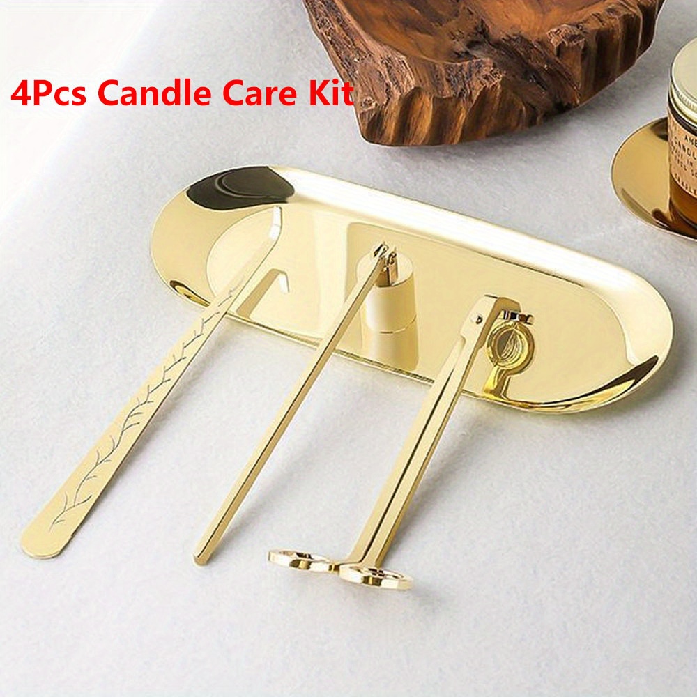 4pcs/set Luxury Candle Care Ki - Home Improvement Help avaliação e preço