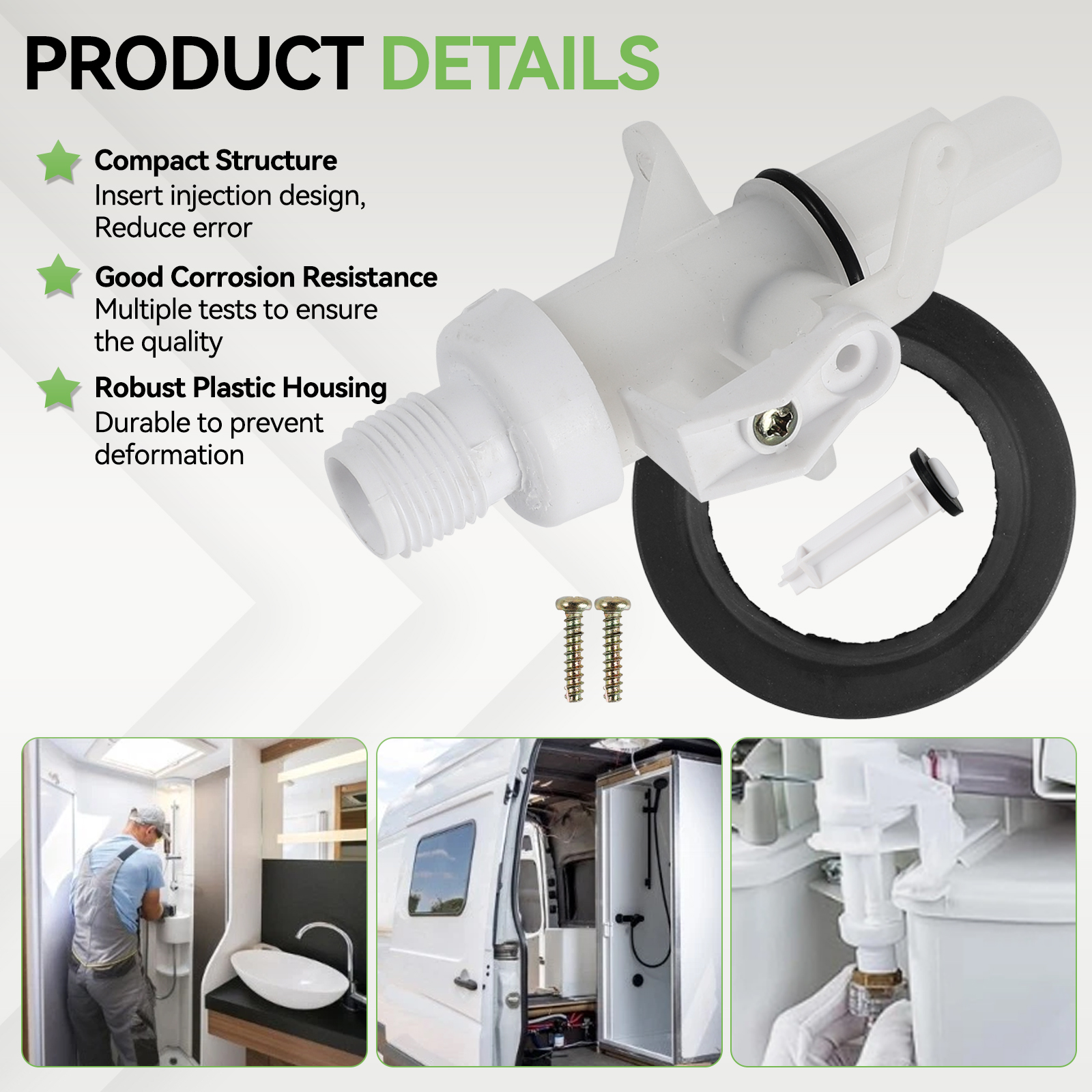 Upgraded Water Valve Kit For T - Toilet Flush Valve avaliação e preço