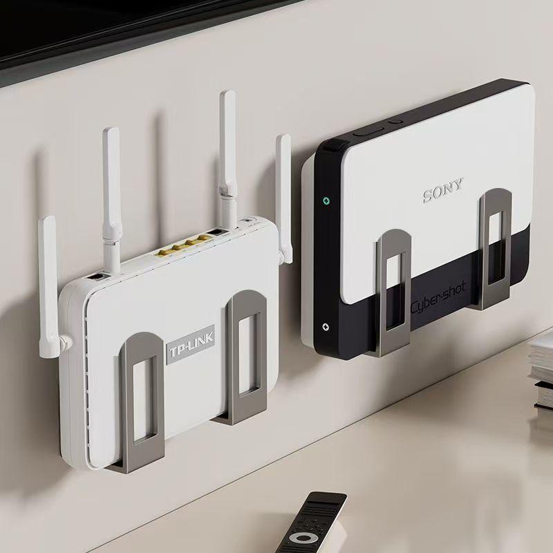 2Pcs Wall-Mounted Router Stora - Home Improvement Help avaliação e preço