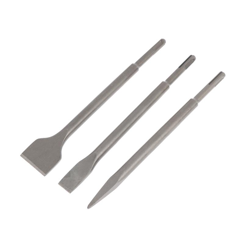 3Pcs SDS Plus Chisel Drill Bit - Home Improvement Center avaliação e preço