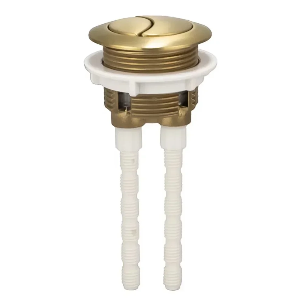 1pcs 38mm Brushed Brass Gold T - Toilet Flush Valve avaliação e preço