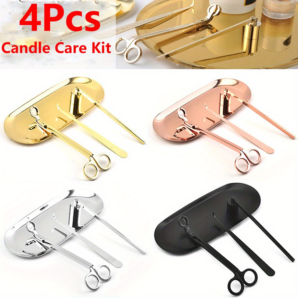 4pcs/set Luxury Candle Care Ki - Home Improvement Help avaliação e preço