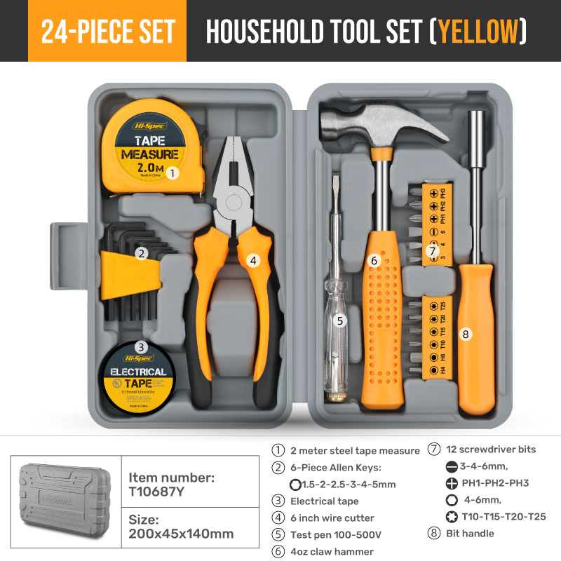 24-Piece Compact Home & Office - Home Improvement Warehouse avaliação e preço
