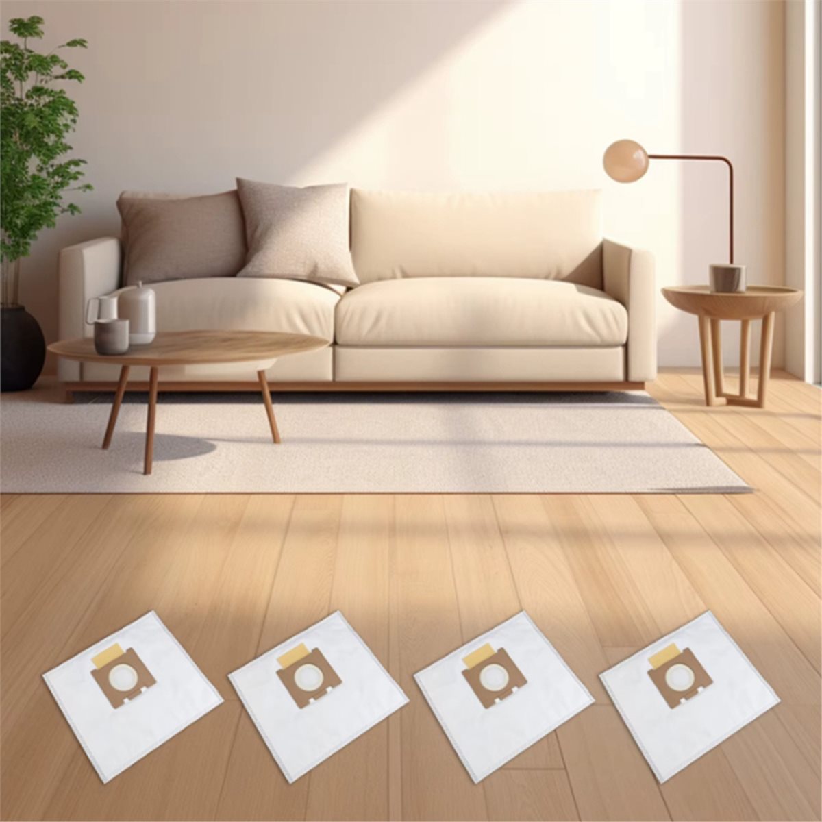 (ABJZ) 4Pcs Dust Bag for HOOVE - Home Improvement Materials avaliação e preço