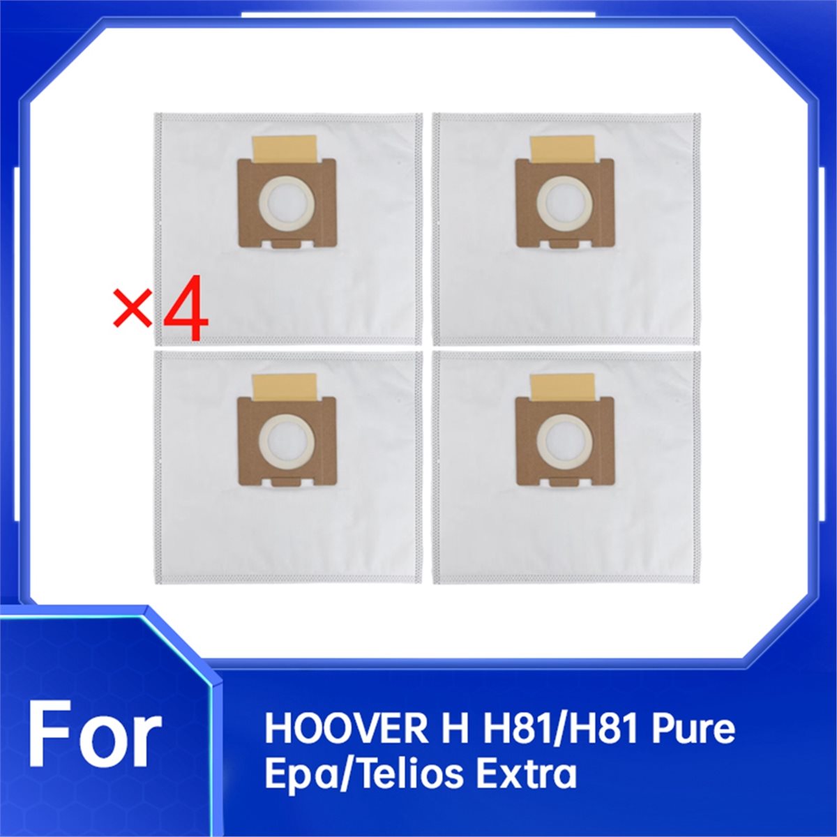 (ABJZ) 4Pcs Dust Bag for HOOVE - Home Improvement Materials avaliação e preço