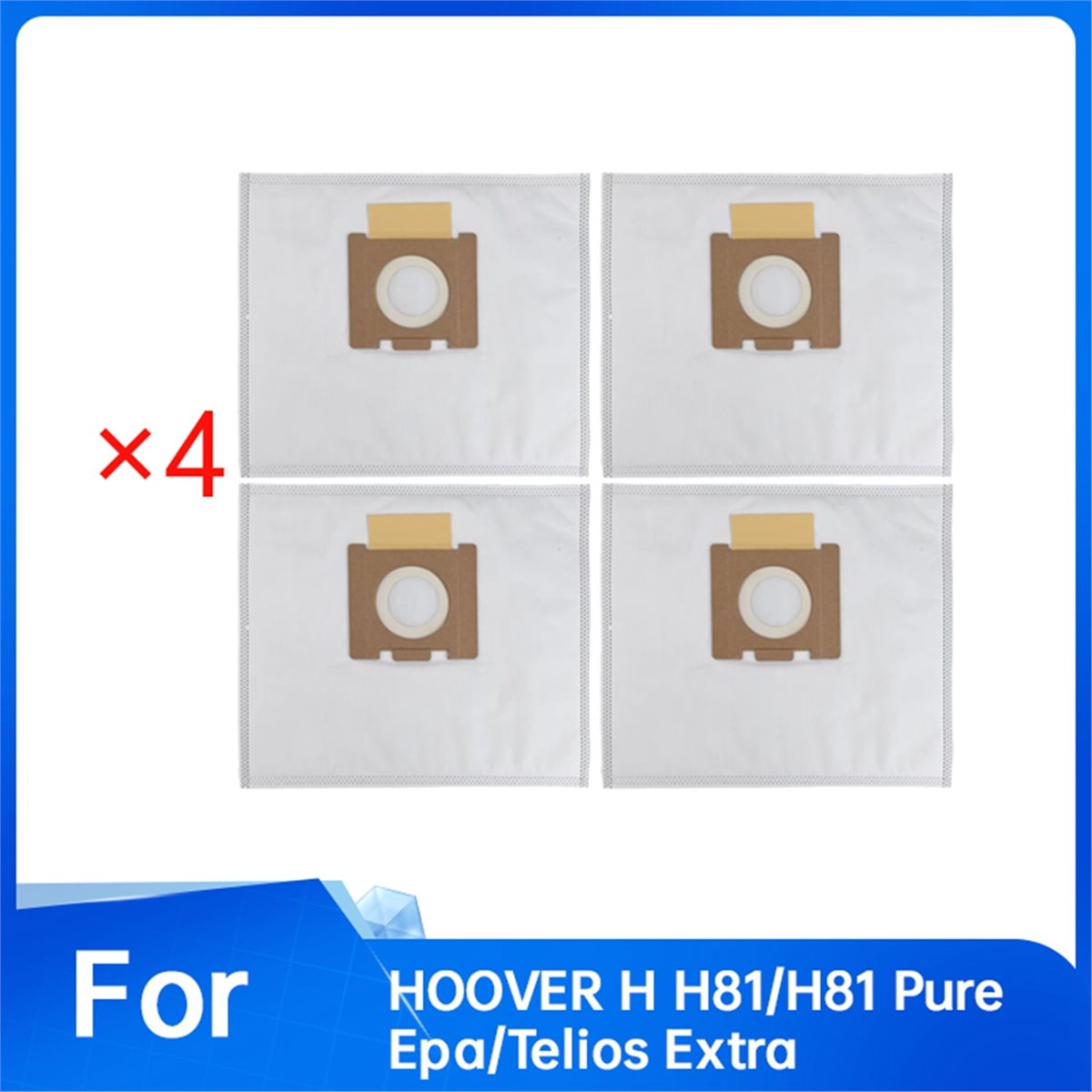 (ABJZ) 4Pcs Dust Bag for HOOVE - Home Improvement Materials avaliação e preço