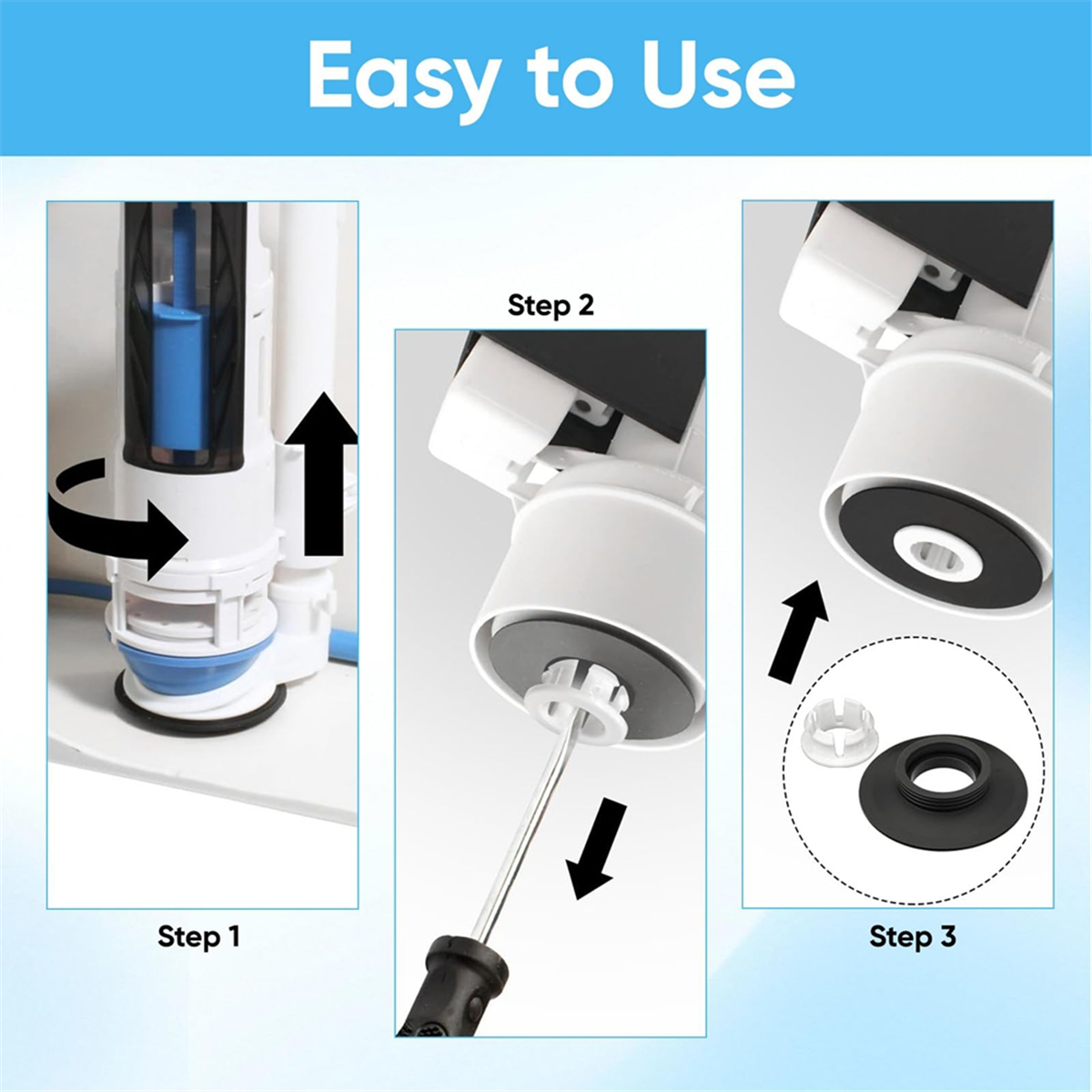 AA25 For Flush Valve Seal,3 Pa - Toilet Flush Valve avaliação e preço
