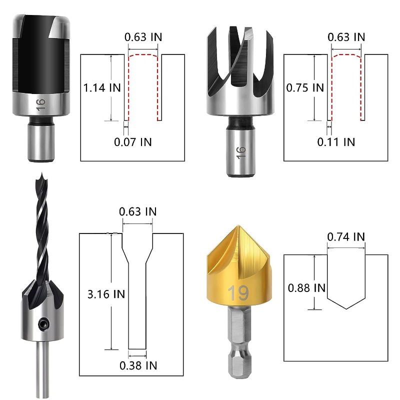 Professional Woodworking Drill - Home Improvement Center avaliação e preço