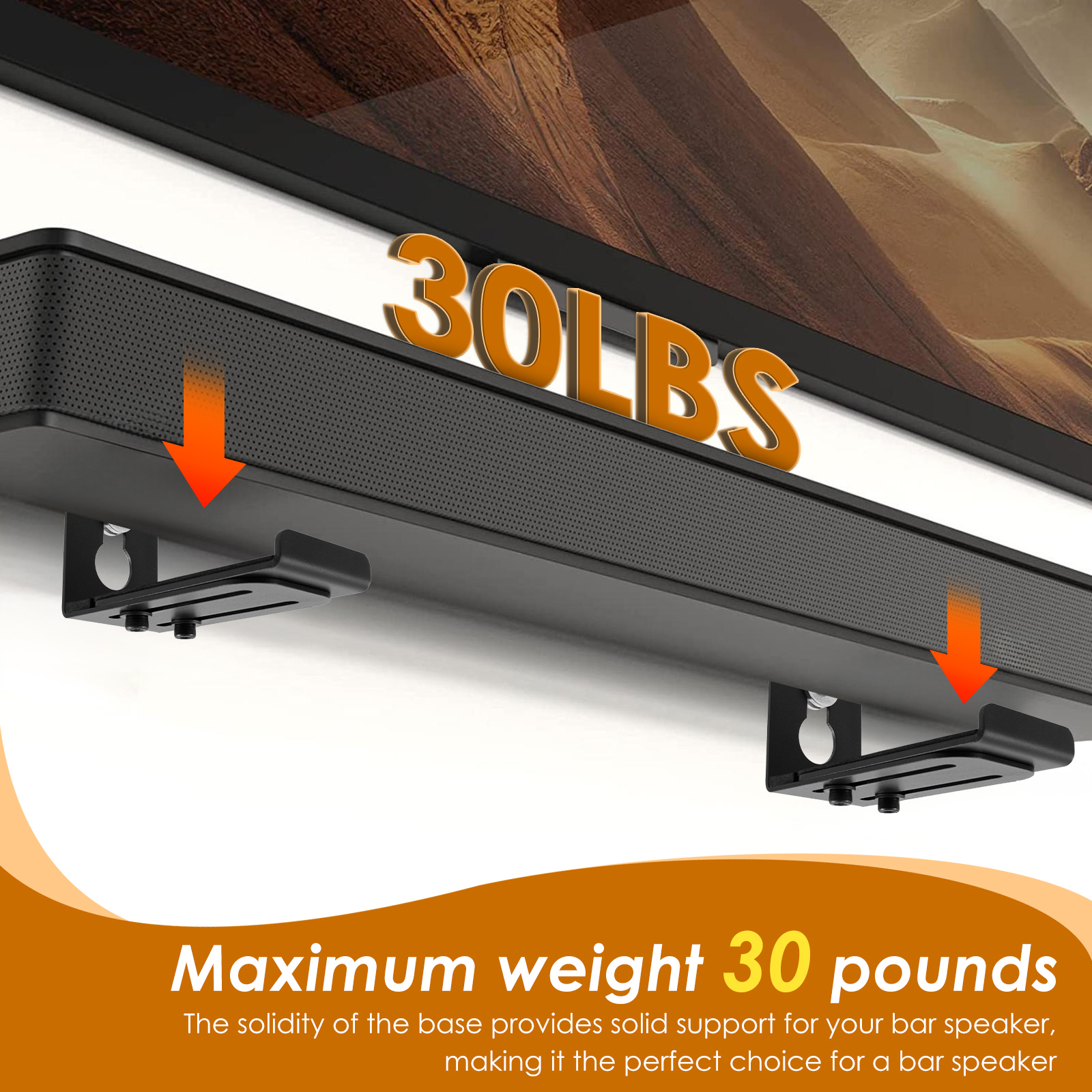 2Pcs Soundbar Speaker Stands W - Home Improvement Help avaliação e preço