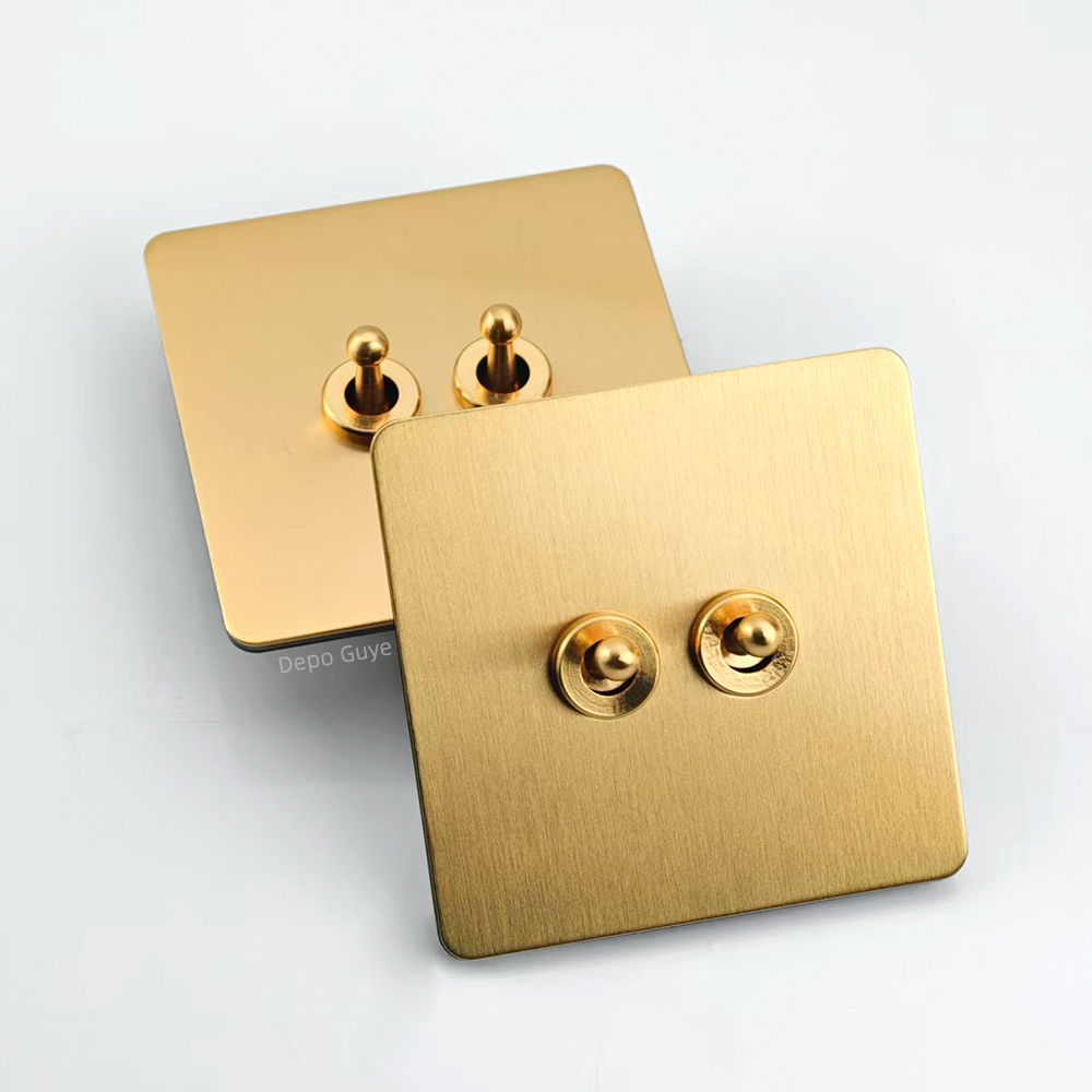 5/10 PCS Gold Wall Light Toggl - Home Improvement Guy avaliação e preço