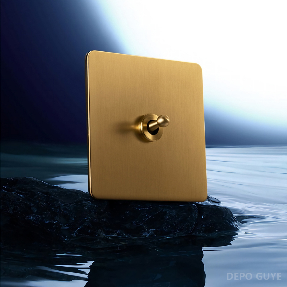 5/10 PCS Gold Wall Light Toggl - Home Improvement Guy avaliação e preço